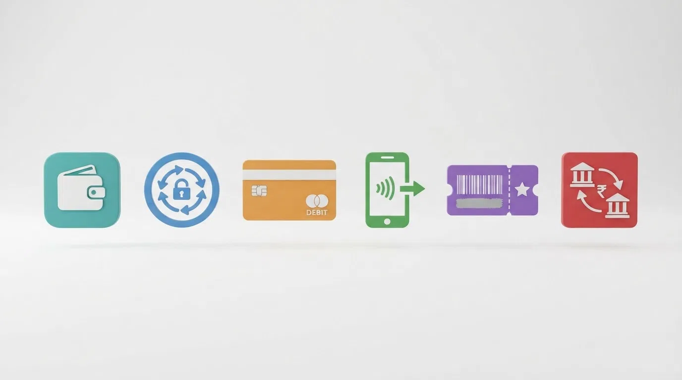 A side-by-side display of payment method logos — PayPal, Skrill, Trustly, Visa debit, Apple Pay and Paysafecard — arranged on a clean white background